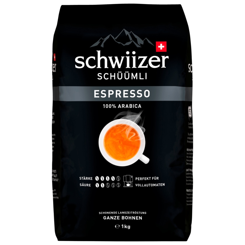 Schwiizer Espresso Bohnen 1kg